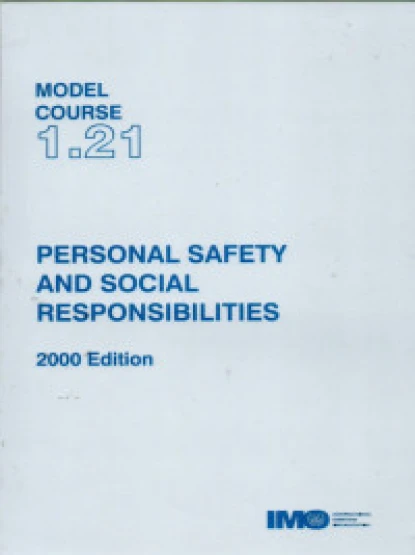 Model Course 1.21 Personal Safety And Social Responsibilities